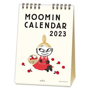 カレンダー 2023 卓上 ホールマーク ムーミン リトルミイ  縦長タイプ YDC-804-848  両面印刷 Moomin