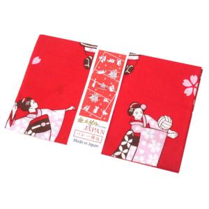 金メダルJAPAN てぬぐい　バレー舞妓(1個入)｜horishoten