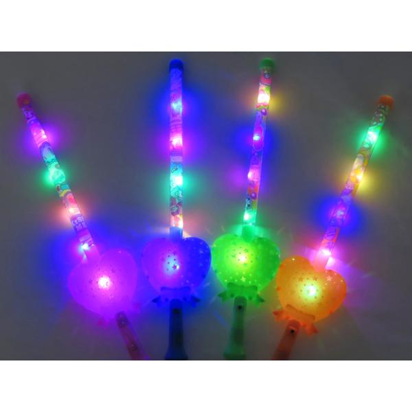 光るおもちゃ　光るプリティハートスティック(12個入)