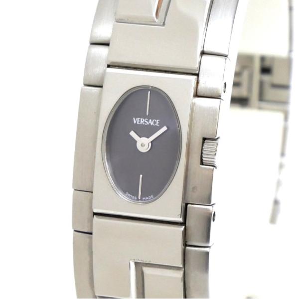 VERSACE 腕時計 クオーツ ESQ99 グレー盤 ステンレススチール 【中古】(12672)