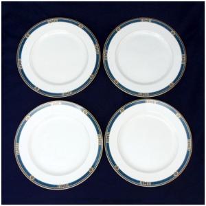 人気　ウェッジウッド ストロベリー&バイン スープ皿 20cm 4枚 美品 WEDGWOOD（ウェッジウッド） ワイルドストロベリー スーププレート