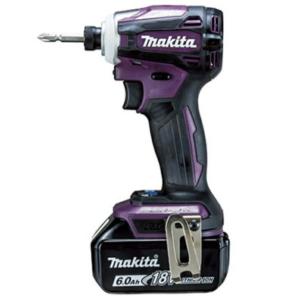 makita 充電式インパクトドライバ TD172DGXAP 18V 6.0Ah オーセンティックパープル(57180)｜horita78