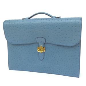 HERMES（エルメス） ビジネスバッグ サックアデペッシュ27 ブルー系