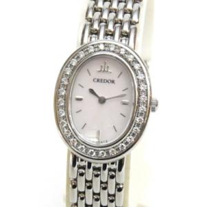 SEIKO 腕時計 クレドール クオーツ 1E70-0AB0 シェル盤【中古】(61845)｜horita78