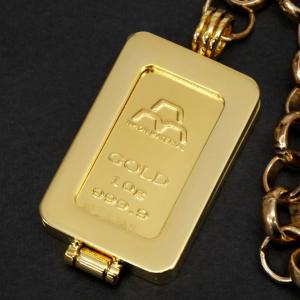 新品】日本マテリアル 純金インゴット 20g 選べるキーホルダー/キー