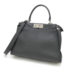 FENDI（フェンディ） バゲット ミニ ショルダーバッグ レザー 8BS017
