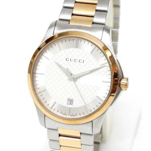 GUCCI（グッチ） 腕時計 クオーツ ピンク革ベルト 6300L ゴールド盤