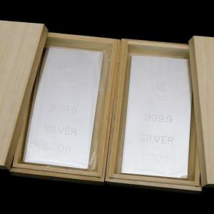 石福金属興業 純銀 インゴット 500g ingot /シルバー/SV999.9 500g