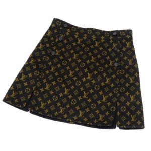 LOUIS VUITTON（ルイ・ヴィトン） ジップアップ ミニ丈ワンピース 黒