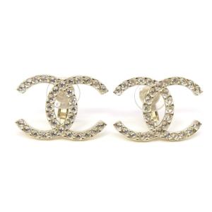 シャネル CHANEL ココマーク イヤリング ラインストーン B20A 【中古】(65785)