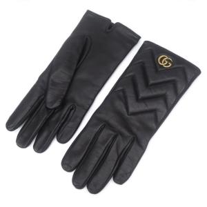 GUCCI（グッチ） 手袋 グローブ ウール/カシミヤ キャメル ダブルG