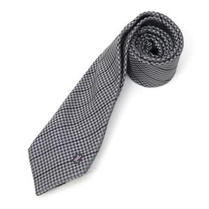 正規品❗️LOUIS VUITTON グレー　シルクネクタイ　ロゴプリント LOUIS VUITTON ネクタイ モノグラム グレー シルク100％ : JJ