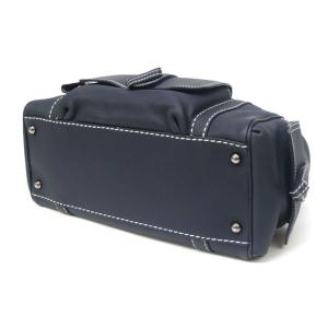 トッズ TOD’S ハンドバッグ ネイビー レ...の詳細画像2