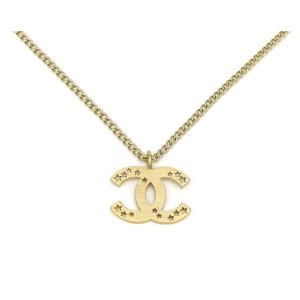 シャネル CHANEL ペンダントネックレス ココマーク スター 03A ゴールド【中古】(67805)