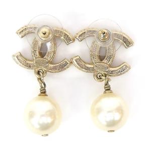 シャネル CHANEL ピアス ココマーク×フ...の詳細画像1