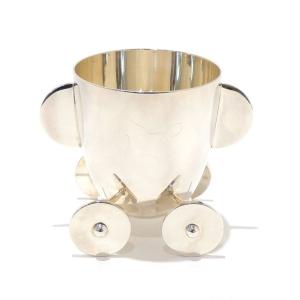 エルメス HERMES ベビーベルソー 乳母車 ベビーカー シルバーカップ 置物 シルバー 【中古】(70805)
