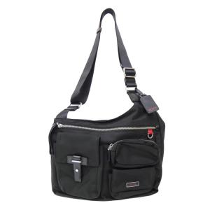 トゥミ TUMI スマトラクロスボディ ショルダーバッグ 黒 ナイロン 【中古】(71352)