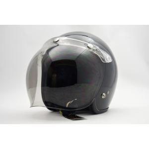 フリップアップバブルシールド/スモーク（検索ワード）ジェットヘルメット　アメリカン　ハーレー