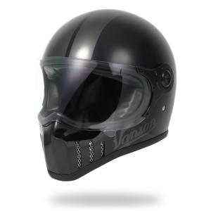 JADEヘルメット/VANSON　TYPE2/ブラック  (XL)