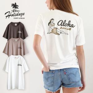 ALOHA アロハ ロゴTシャツ ハワイ ビーチ リゾート サーフ ブランド