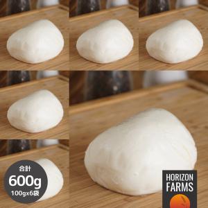 無添加 冷凍 モッツァレラ チーズ イタリア産 100g x 6 合計600g 高品質 ナチュラルチーズ｜horizonfarms