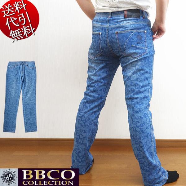 新作 春夏秋冬物 BBCO COLLECTION/ビビコ ロゴ プリント スカル釦 ストレッチ スリ...