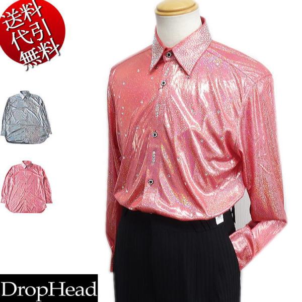 オールシーズン春夏秋冬  DropHeadドロップヘッド ラインストーンラメ 衣裳レギュラーカラー ...