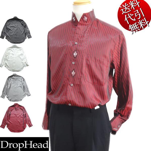 2023年秋冬新作 ビッグ有 DropHead/ドロップヘッド 斜めストライプ スタンドマオカラー ...