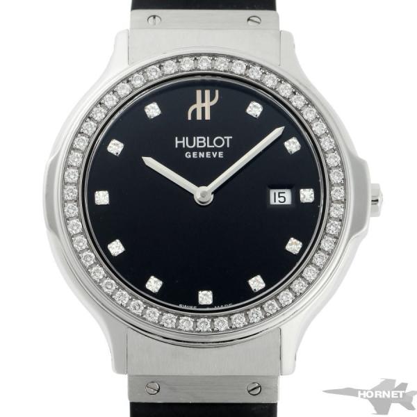 HUBLOT ウブロ クラシック ダイヤ クォーツ 1405.1 SS レディース 時計 22100...