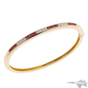 TIFFANY&Co.（ティファニー） K18WG メトロ ヒンジ ブレスレット