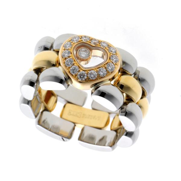 Chopard ショパール ハッピーダイヤモンド ハート リング 82/8402-20  イエローゴ...