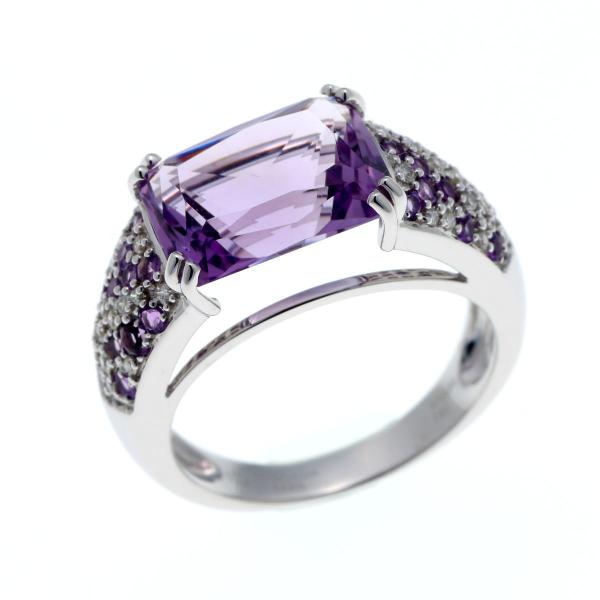 MAUBOUSSIN モーブッサン マ プランセス ダムール アメジスト リング - ホワイトゴール...