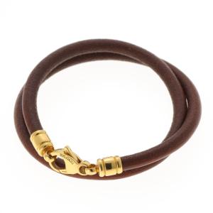 BVLGARI（ブルガリ） 美品 レザー チョーカー ネックレス ペンダント