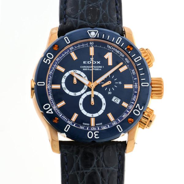 EDOX エドックス クロノオフショア1 クロノグラフ クォーツ 10221 GP / CE メンズ...