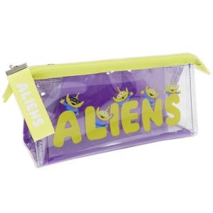 トイストーリー クリア 三角 ペンケース S/エイリアン