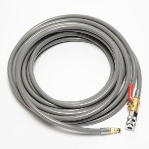 20M　ホース屋オリジナル　エアコン洗浄用ホース 柔軟・軽量ライトグレーホース ケルヒャー用（クイック）