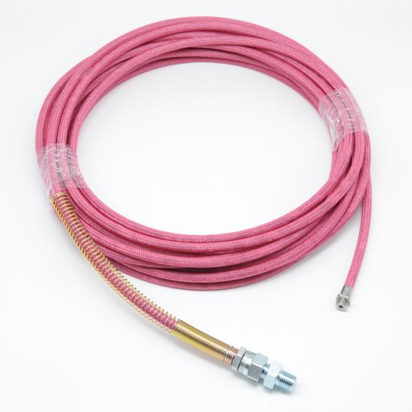 10M　ナイロン編上げ柔軟洗管ホース 1/8（3.6mm、1分） 15.0MPa　1/8ショート金具...