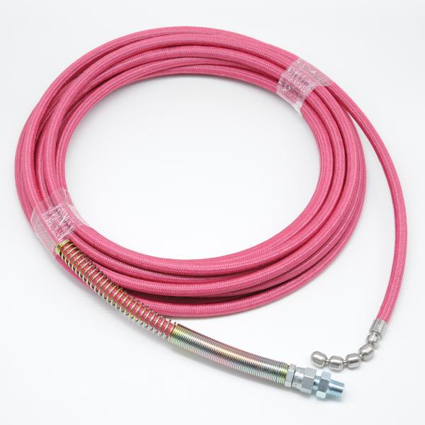 20M　ナイロン編上げ柔軟洗管ホース 1/4（6.4mm、2分） 10.0MPa　スズランフリーノズ...