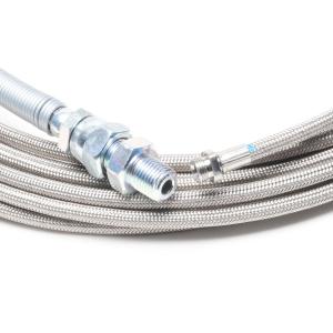 10M 1/8ショート金具 洗管ホース 3.6（1分）ステンレスワイヤー