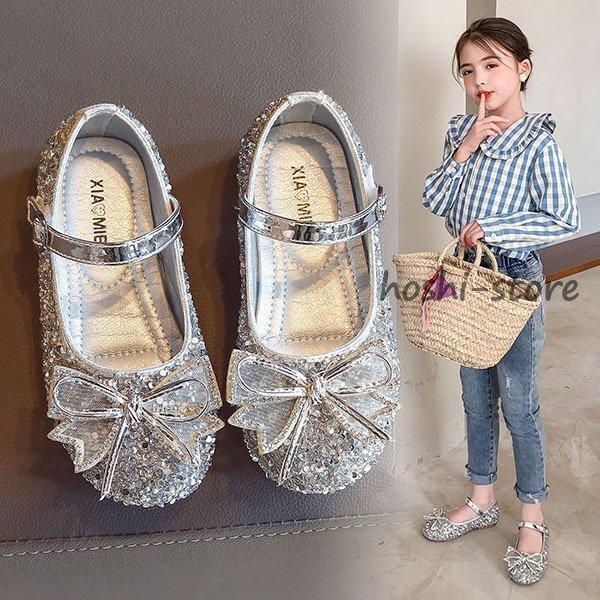 子供靴 フォマールシューズ 女の子 靴 パンプス 結婚式 ピアノ 発表会  子ども靴 ジュニア ドレ...