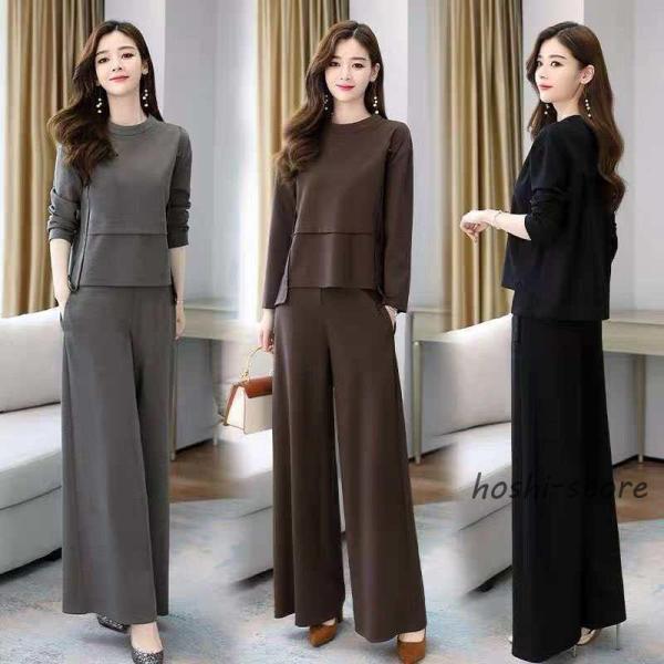 セットアップ パンツスーツ レディース 40代 おしゃれ 春 夏 2点セット 秋物 入学式 七分袖 ...