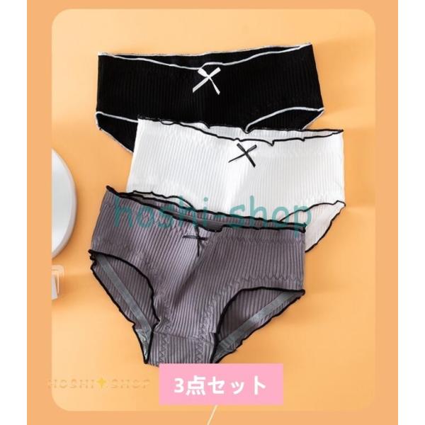 ショーツレディース 綿 ３枚セットおしゃれ可愛い かわいい 花柄  通気性 10代20代30代 パン...