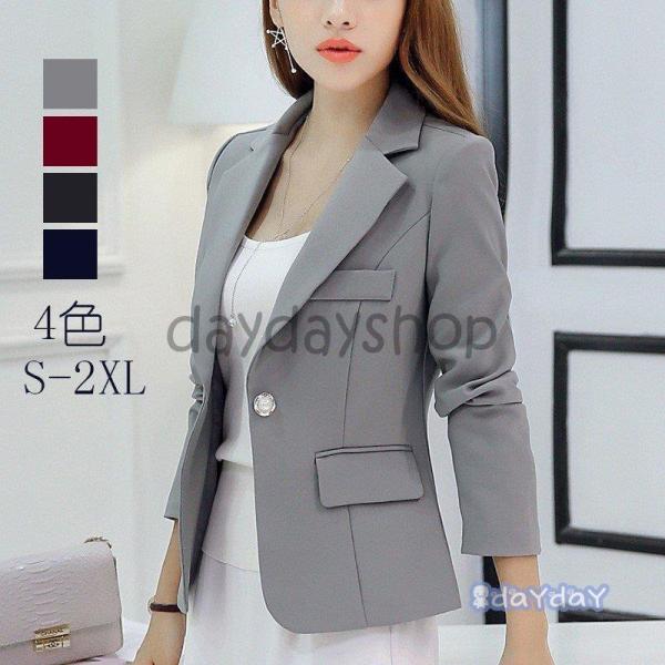 スーツ レディース スーツジャケット 20代30代40代細身 春秋長袖事務服 フォーマル 面接 制服...