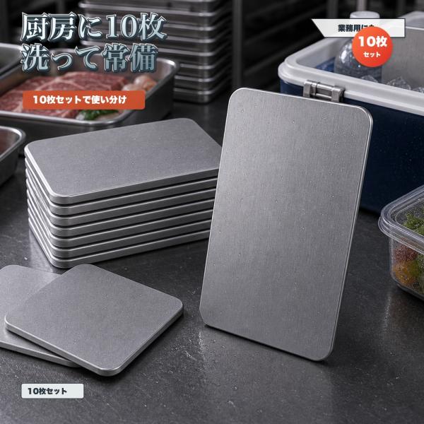 10枚セット 保冷プレート 店舗 常備 バックヤード SUS304 ステンレス 保冷剤 薄型 水洗い...