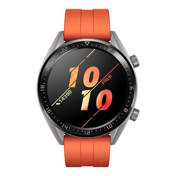 HUAWEI WATCH GT(46mm) スマートウォッチ Orange 1.39インチAMOLE...