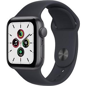 Apple Watch MKQ13J/A SE GPSモデル 40mm スペースグレイアルミニウムケース ミッドナイトスポーツバンド レギュラー 新品 在庫あり｜hoshigulf-1