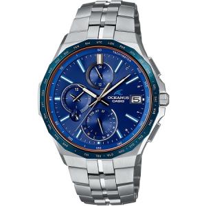 CASIO カシオ OCEANUS オシアナス OCW-S5000F-2AJF Manta Bluetooth搭載 電波ソーラー 国内正規品 日本製 メンズ シルバー 腕時計｜hoshigulf-1