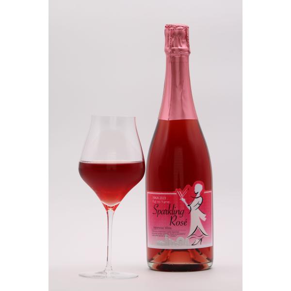 神奈川県産相模原市産ぶどう使用 夜会 スパークリング ロゼ 750ml 日本ワイン 国産ぶどう 富士...