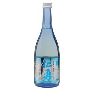 仁勇 じんゆう 淡麗純米酒 たんれいじゅんまいしゅ 720ml 日本酒 純米酒 地酒 鍋店 なべだな 【冷蔵 クール便推奨】 千葉県 成田 夏季限定 数量限定品