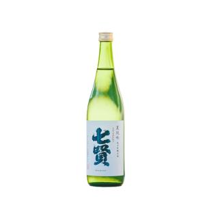 七賢 純米吟醸 夏純吟 720ml 山梨銘醸 日本酒 夏酒 季節限定 生酒 純米吟醸酒 しちけん 山梨県 地酒 冷酒 【要冷蔵 クール便】フルーティー 爽やか 清酒 四合瓶